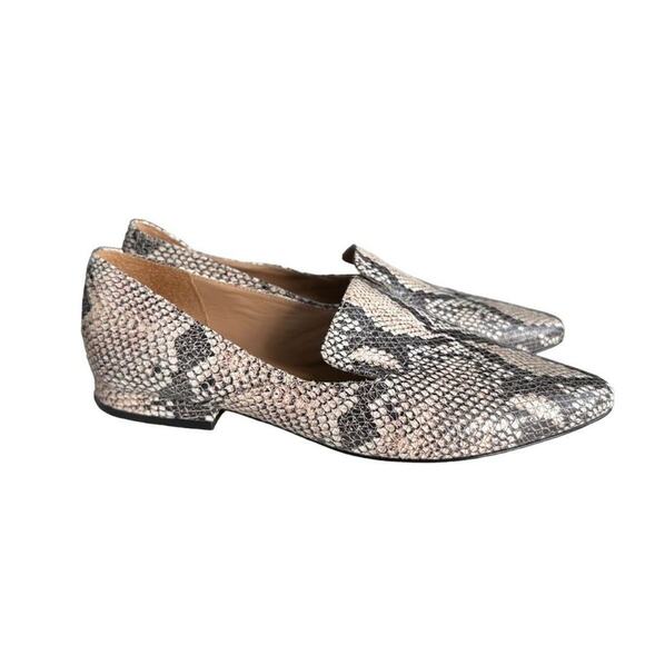 Able Women’s Lizbeth Snake Print Loafers, Size 10 - Picture 1 of 8